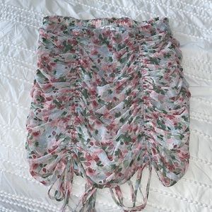 emory park floral skirt